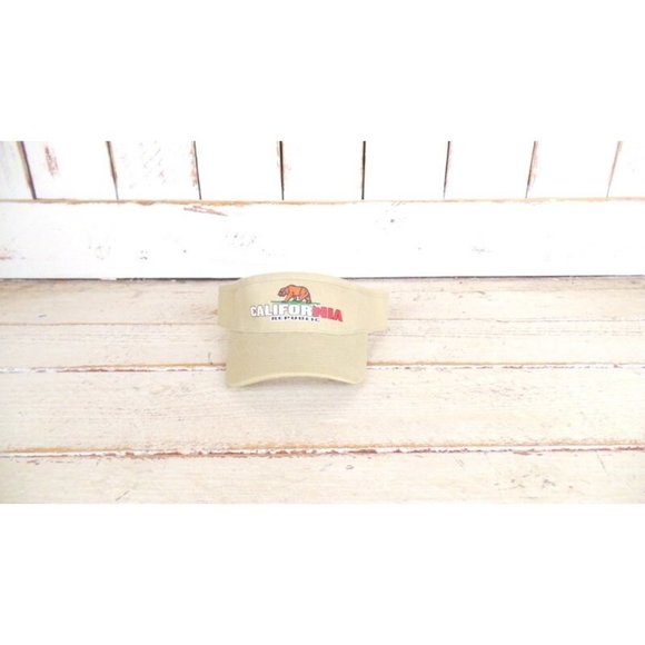 Light tan California Republic sun visor - Picture 1 of 5